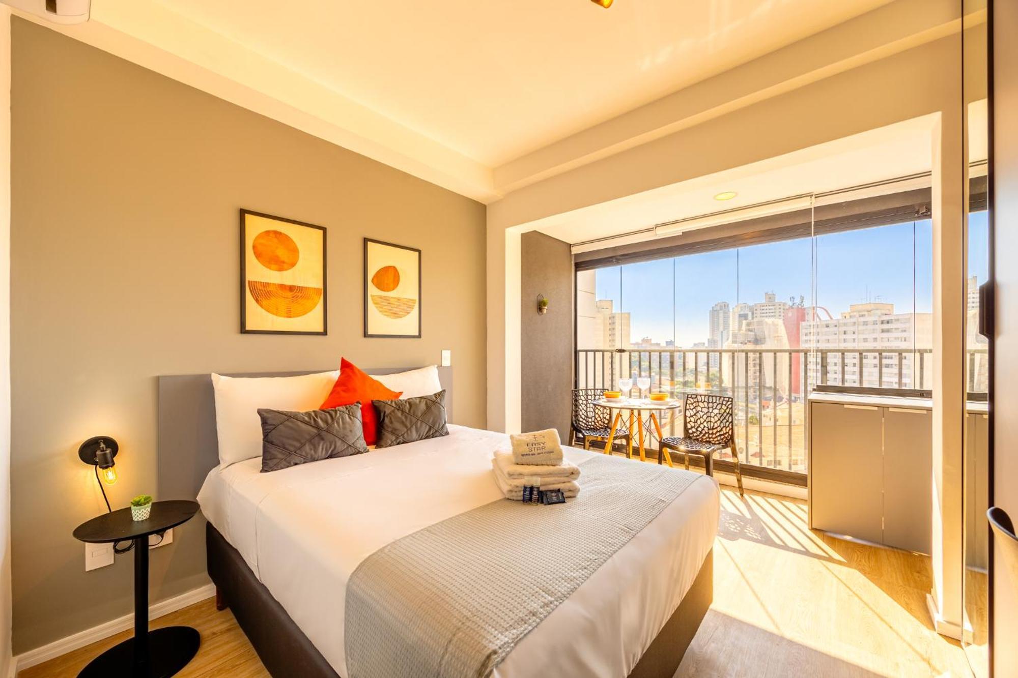 Apartamento Easy Star - Bele Stuidio Com Vista A Mariana - Jb04i São Paulo
