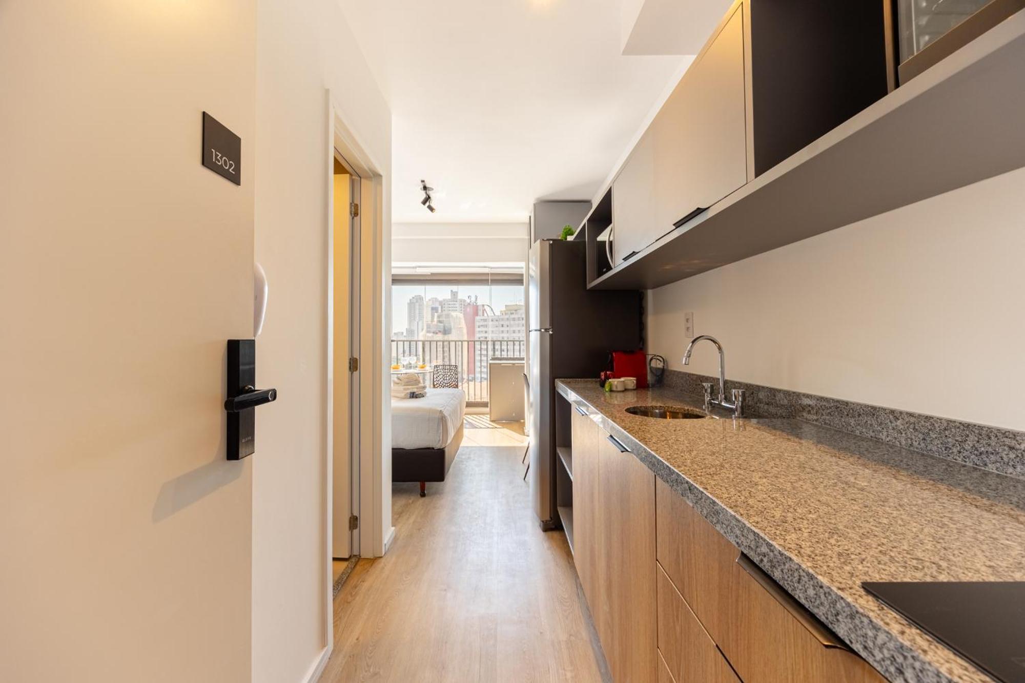 Apartamento Easy Star - Bele Stuidio Com Vista A Mariana - Jb04i São Paulo